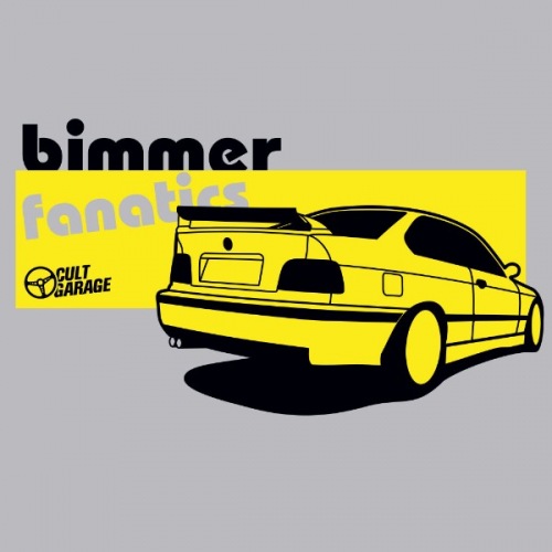 Pánské tričko s potiskem BMW e36: Bimmer fanatics
