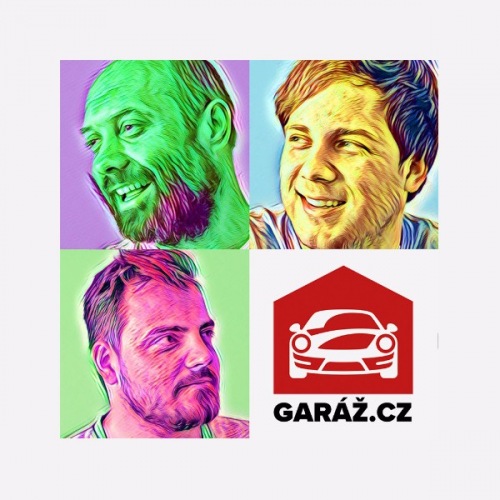 Pánské tričko Garaz.cz - Obličeje + časopis Faster ZDARMA