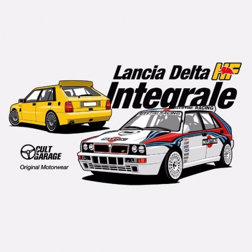 Dámské tričko s potiskem Lancia Delta Integrale 1