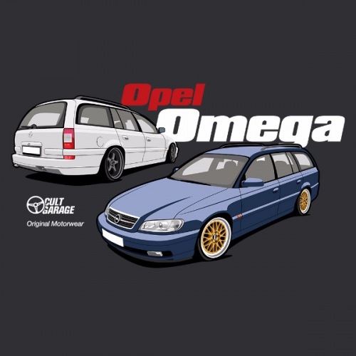 Pánské tričko s potiskem Opel Omega B2: 2