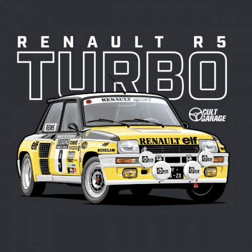 Dámské tričko s potiskem Renault r5 Turbo Group B 2