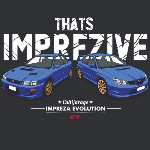Pánské tričko s potiskem Subaru Impreza: Imprezive 2