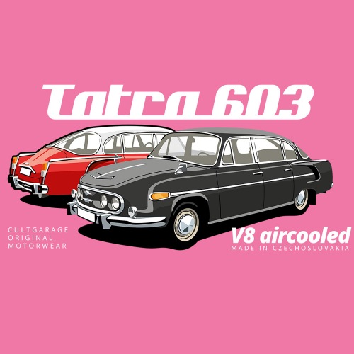Dámské tričko s potiskem Tatra 603 2