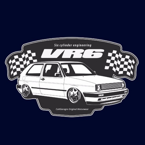 Women´s t-shirt VW Golf II VR6 Six Cylinder